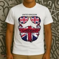 United Kingdom Beard Flag T-Shirt thumb 3