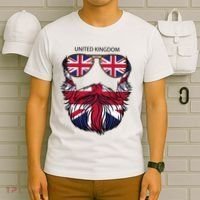United Kingdom Beard Flag T-Shirt thumb 6