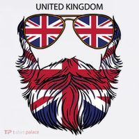 United Kingdom Beard Flag T-Shirt thumb 7