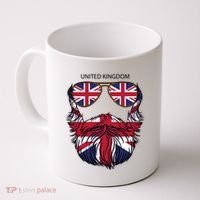 United Kingdom Beard Flag Coffee Mug thumb 0