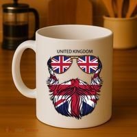 United Kingdom Beard Flag Coffee Mug thumb 4