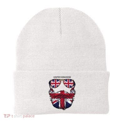 United Kingdom Beard Flag Beanie