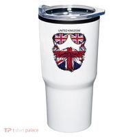 United Kingdom Beard Flag Tumbler thumb 0