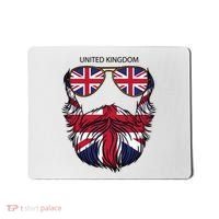 United Kingdom Beard Flag Mousepad thumb 0