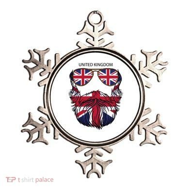 United Kingdom Beard Flag Ornament