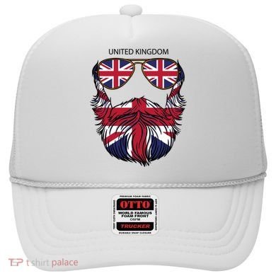 United Kingdom Beard Flag Hat