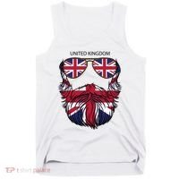 United Kingdom Beard Flag Tank Top thumb 0