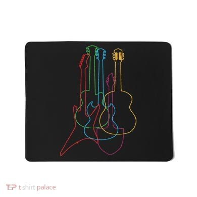Uab Kidkis Colored Guitars Electric Acoustic  Mousepad