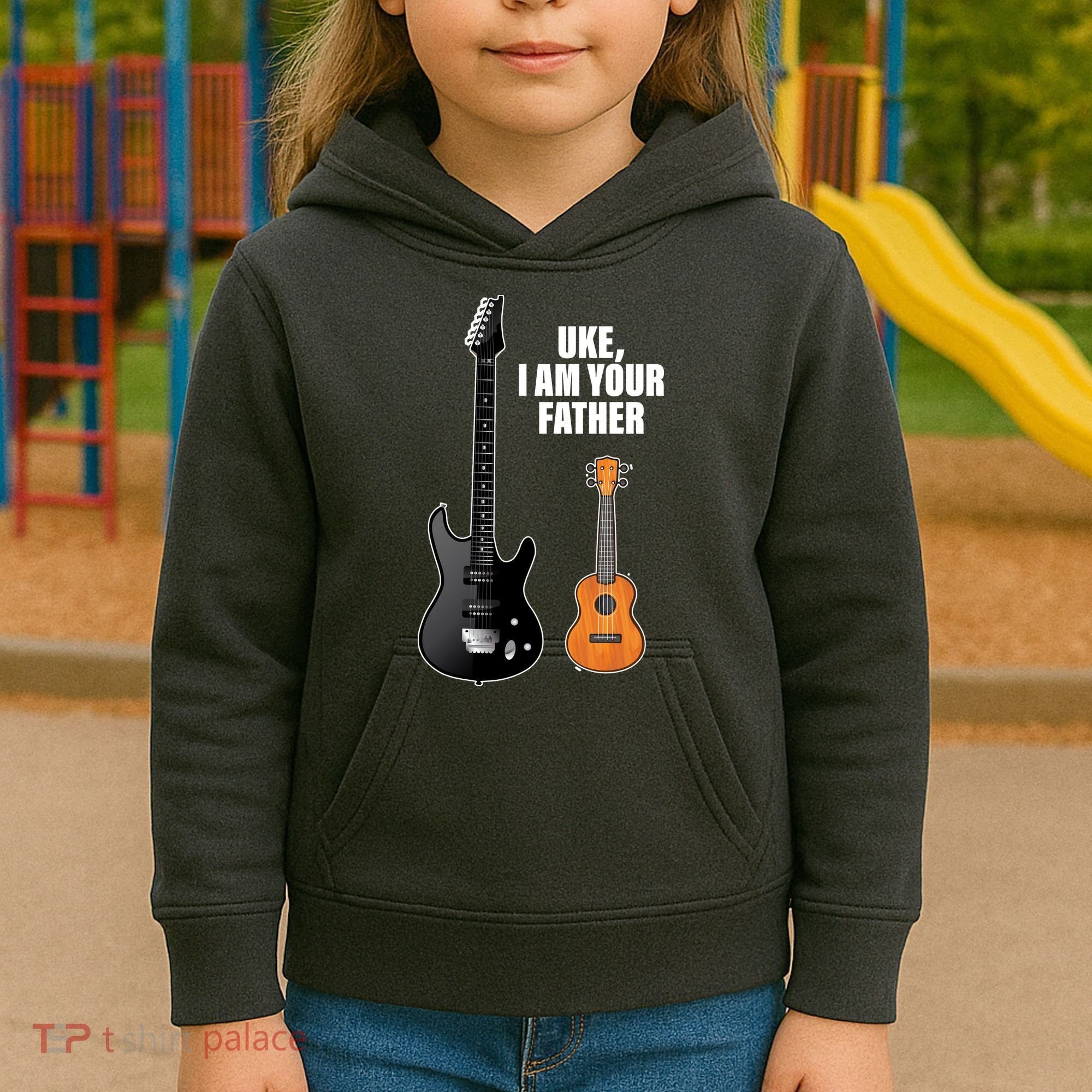 Uke I Am Your Father Kids Hoodie