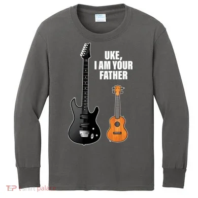 Uke I Am Your Father Kids Long Sleeve Shirt