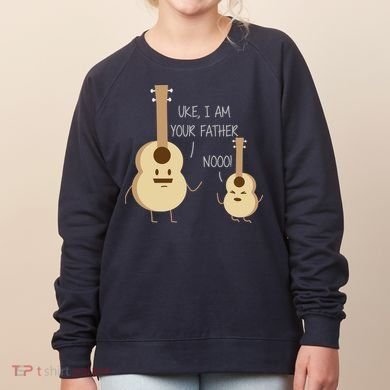 Uke I Am Your Father Ukulele Guitar Women's Sweatshirt