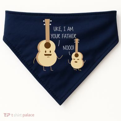 Uke I Am Your Father Ukulele Guitar USA-Made Doggie Bandana