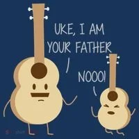 Uke I Am Your Father Ukulele Guitar Bucket Hat thumb 4