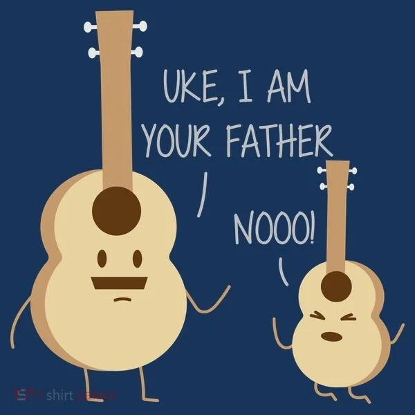 Uke I Am Your Father Ukulele Guitar Bucket Hat