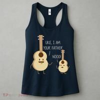 Uke I Am Your Father Ukulele Guitar Women's Tank Top thumb 3