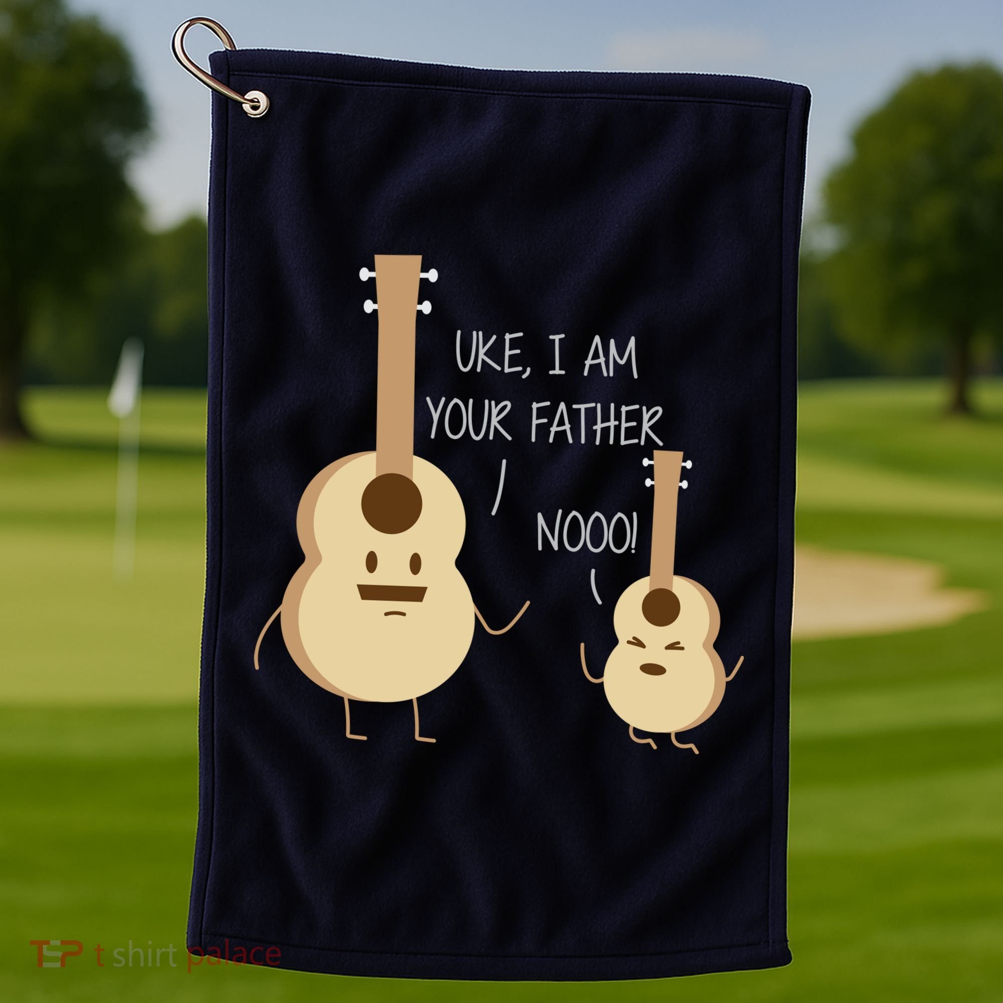 Uke I Am Your Father Ukulele Guitar Golf Towel