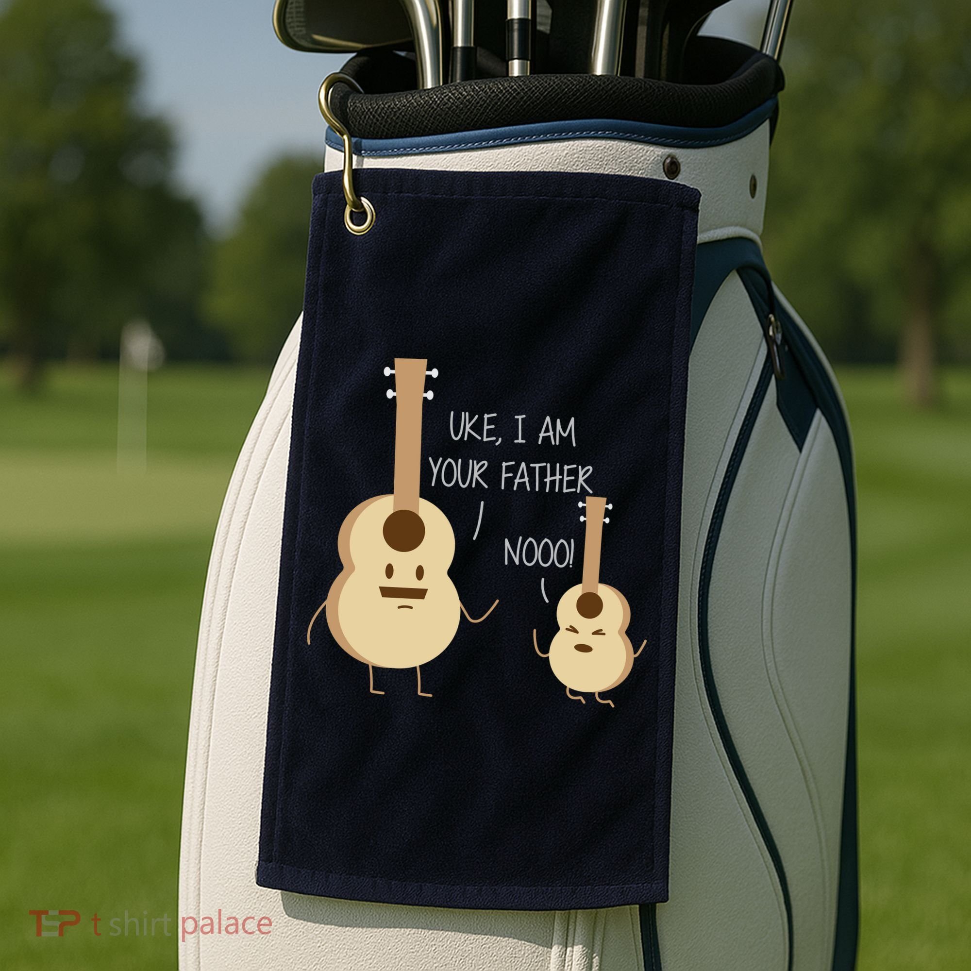 Uke I Am Your Father Ukulele Guitar Golf Towel