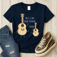 Uke I Am Your Father Ukulele Guitar Women's T-Shirt thumb 3
