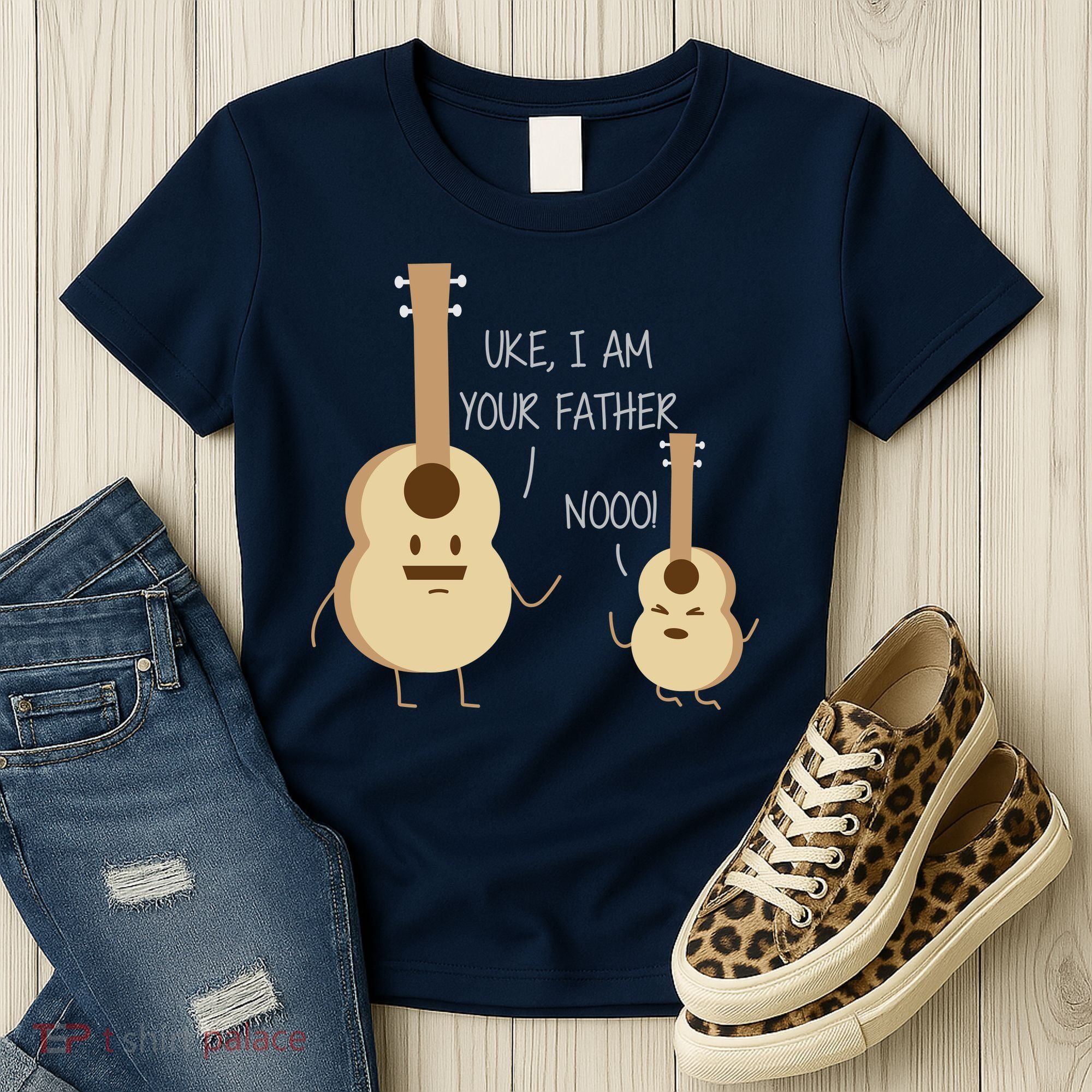 Uke I Am Your Father Ukulele Guitar Women's T-Shirt
