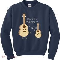 Uke I Am Your Father Ukulele Guitar Kids Sweatshirt thumb 0