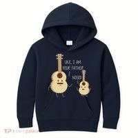 Uke I Am Your Father Ukulele Guitar Kids Hoodie thumb 0