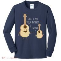 Uke I Am Your Father Ukulele Guitar Kids Long Sleeve Shirt thumb 0