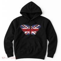 United Kingdom Flag Butterfly Hoodie thumb 0