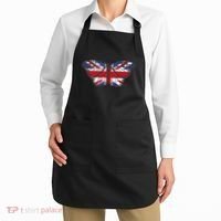 United Kingdom Flag Butterfly Apron thumb 2