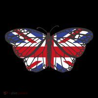 United Kingdom Flag Butterfly Coffee Mug thumb 5