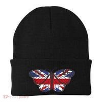 United Kingdom Flag Butterfly Beanie thumb 0