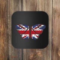 United Kingdom Flag Butterfly Coaster thumb 0