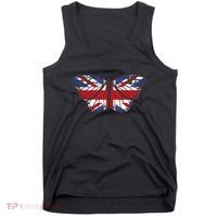 United Kingdom Flag Butterfly Tank Top thumb 0
