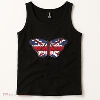 United Kingdom Flag Butterfly Tank Top thumb 2