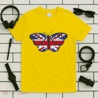 United Kingdom Flag Butterfly T-Shirt thumb 5
