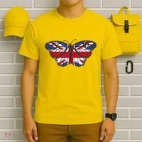 United Kingdom Flag Butterfly T-Shirt thumb 6