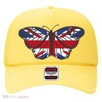 United Kingdom Flag Butterfly Hat thumb 0