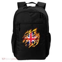 United Kingdom Flame Flag Backpack thumb 0