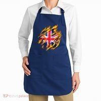United Kingdom Flame Flag Apron thumb 2