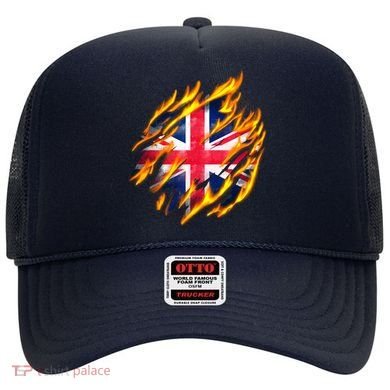 United Kingdom Flame Flag Hat