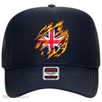 United Kingdom Flame Flag Hat thumb 0