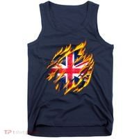United Kingdom Flame Flag Tank Top thumb 0
