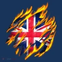 United Kingdom Flame Flag Women's T-Shirt thumb 6