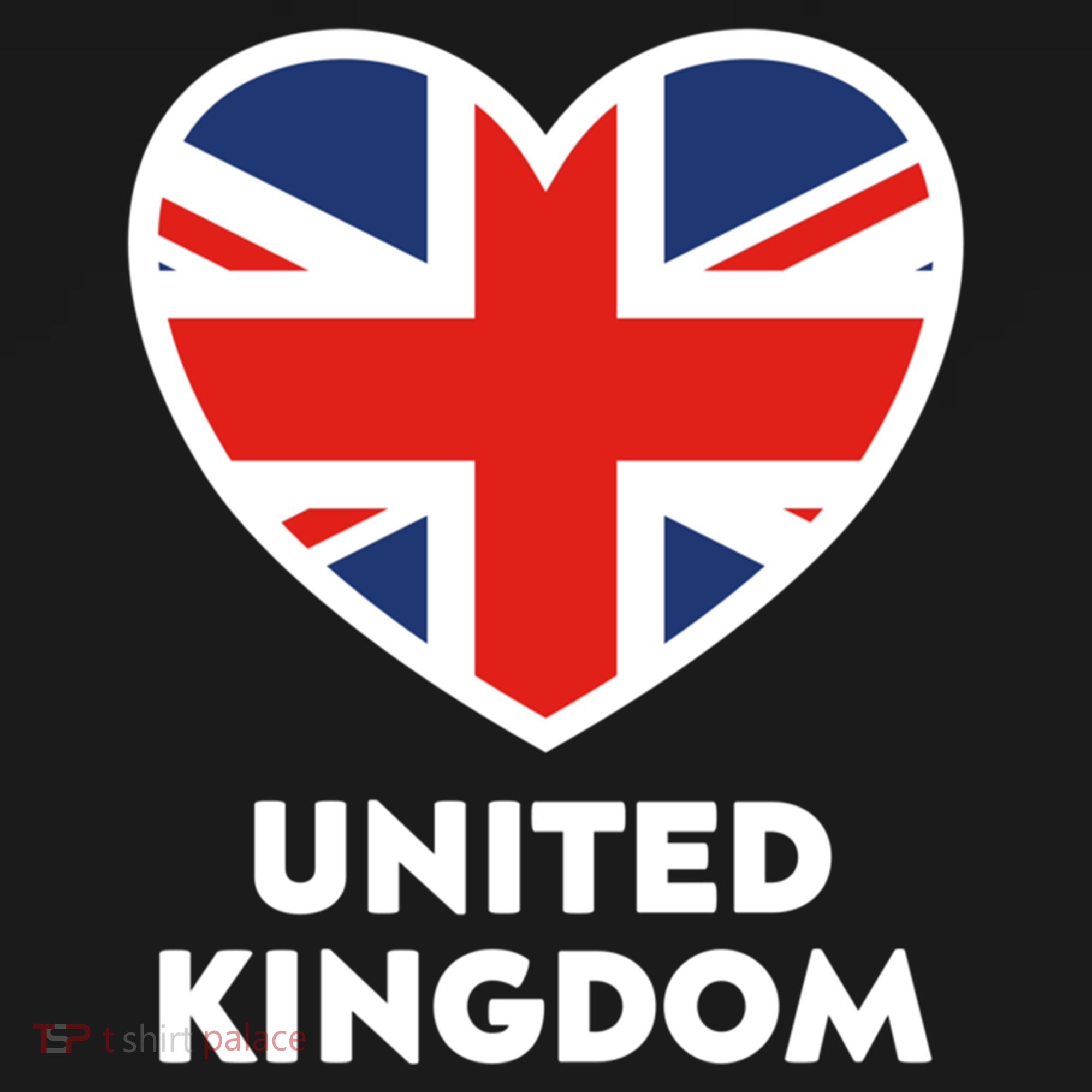 United Kingdom Flag Heart Shaped England Union Jack Gift Ornament