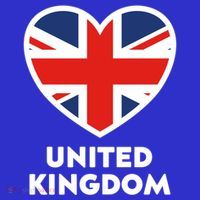 United Kingdom Flag Heart Shaped England Union Jack Gift Tank Top thumb 6