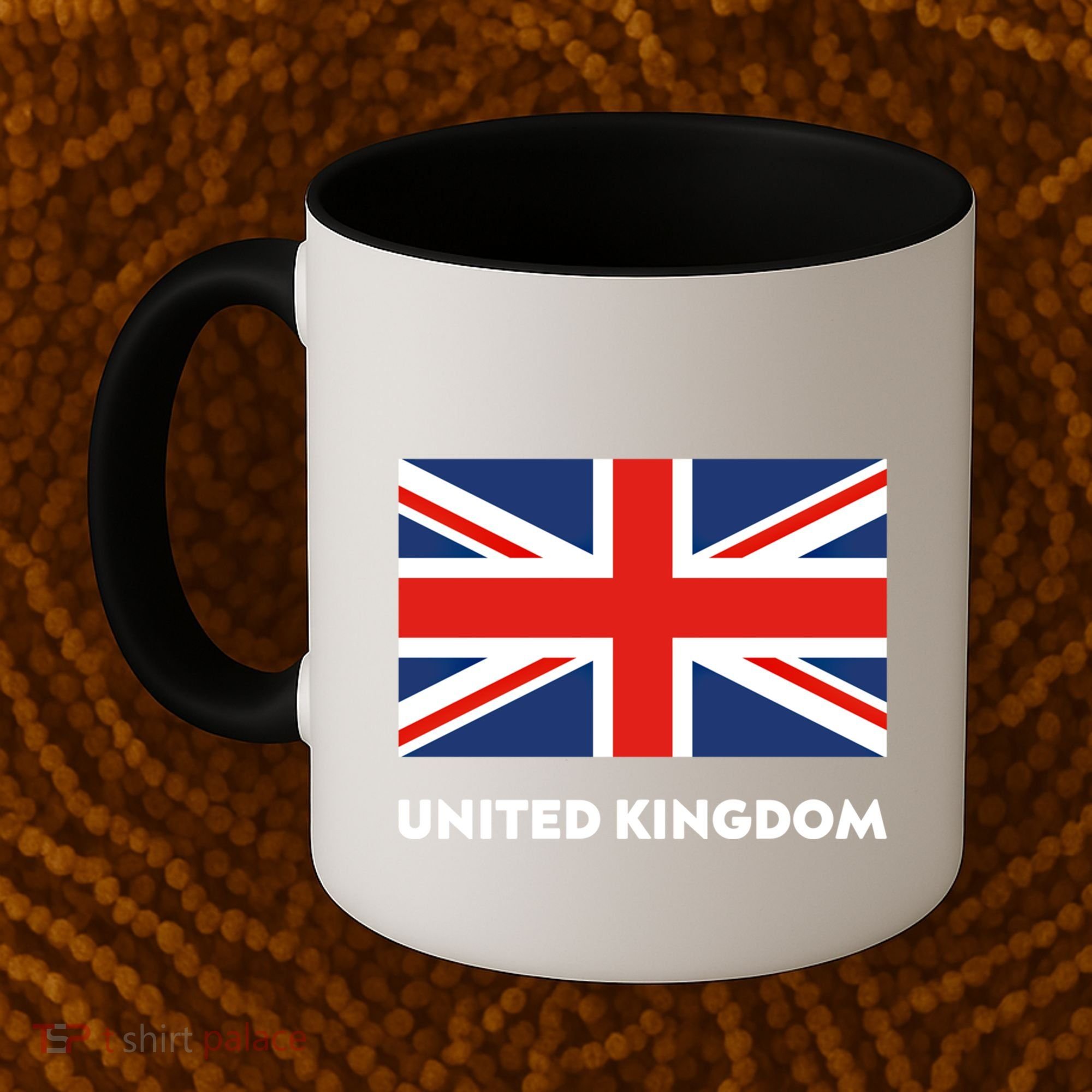 United Kingdom Flag White Blue And Red England Union Jack Gift Coffee Mug