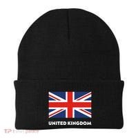 United Kingdom Flag White Blue And Red England Union Jack Gift Beanie thumb 0