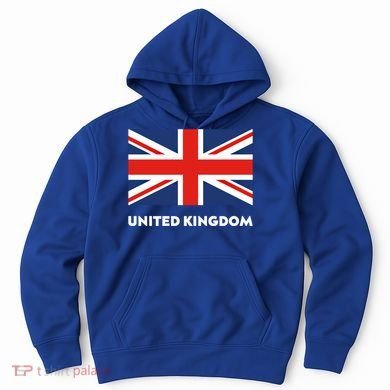 United Kingdom Flag White Blue And Red England Union Jack Gift Hoodie