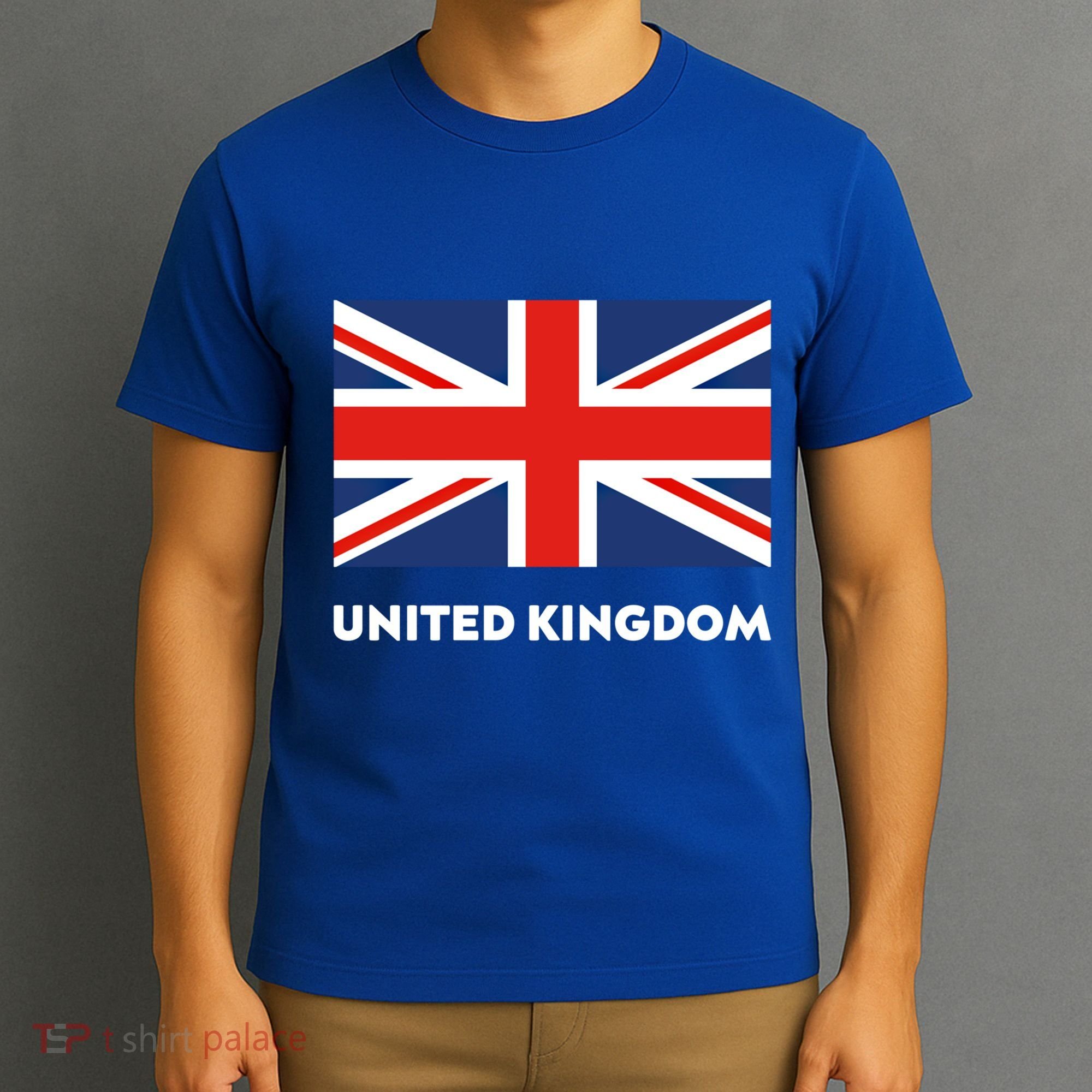 United Kingdom Flag White Blue And Red England Union Jack Gift T-Shirt