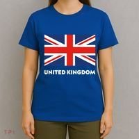 United Kingdom Flag White Blue And Red England Union Jack Gift T-Shirt thumb 4