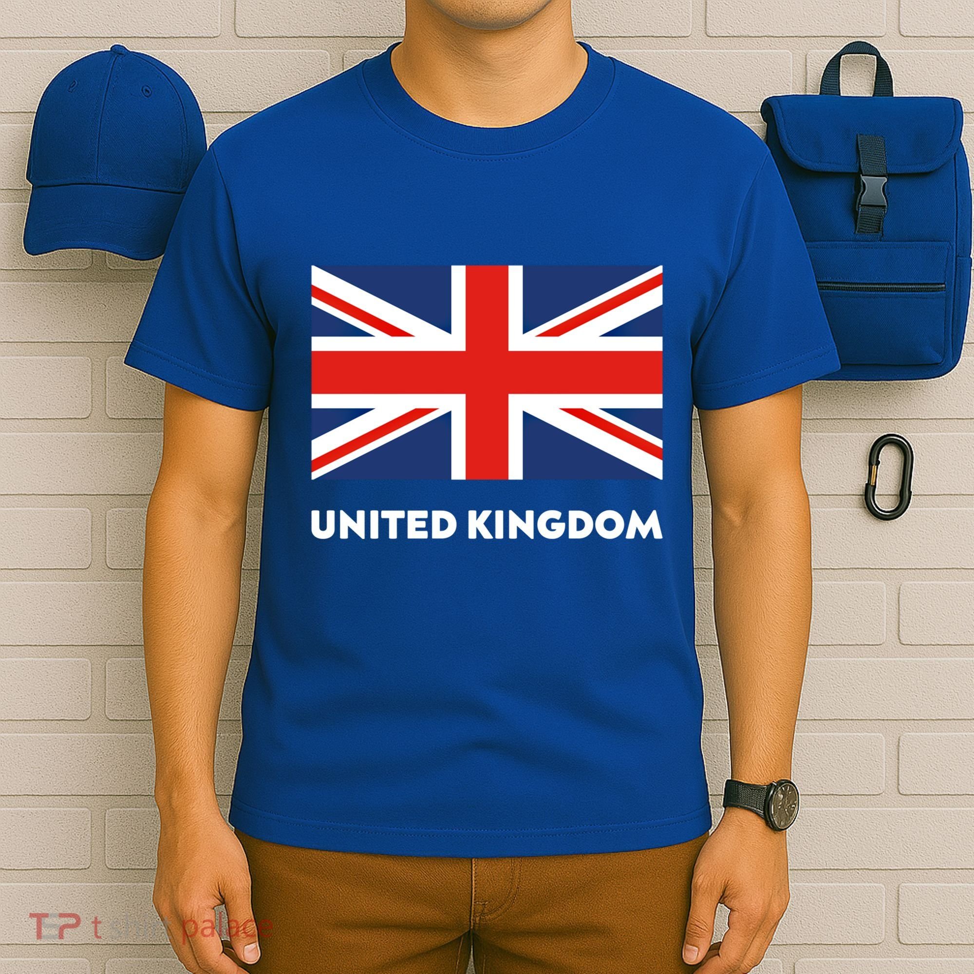 United Kingdom Flag White Blue And Red England Union Jack Gift T-Shirt
